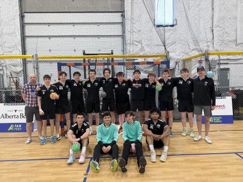 2026 Boys Team Handball Champions: St. Peter the Apostle, Edm