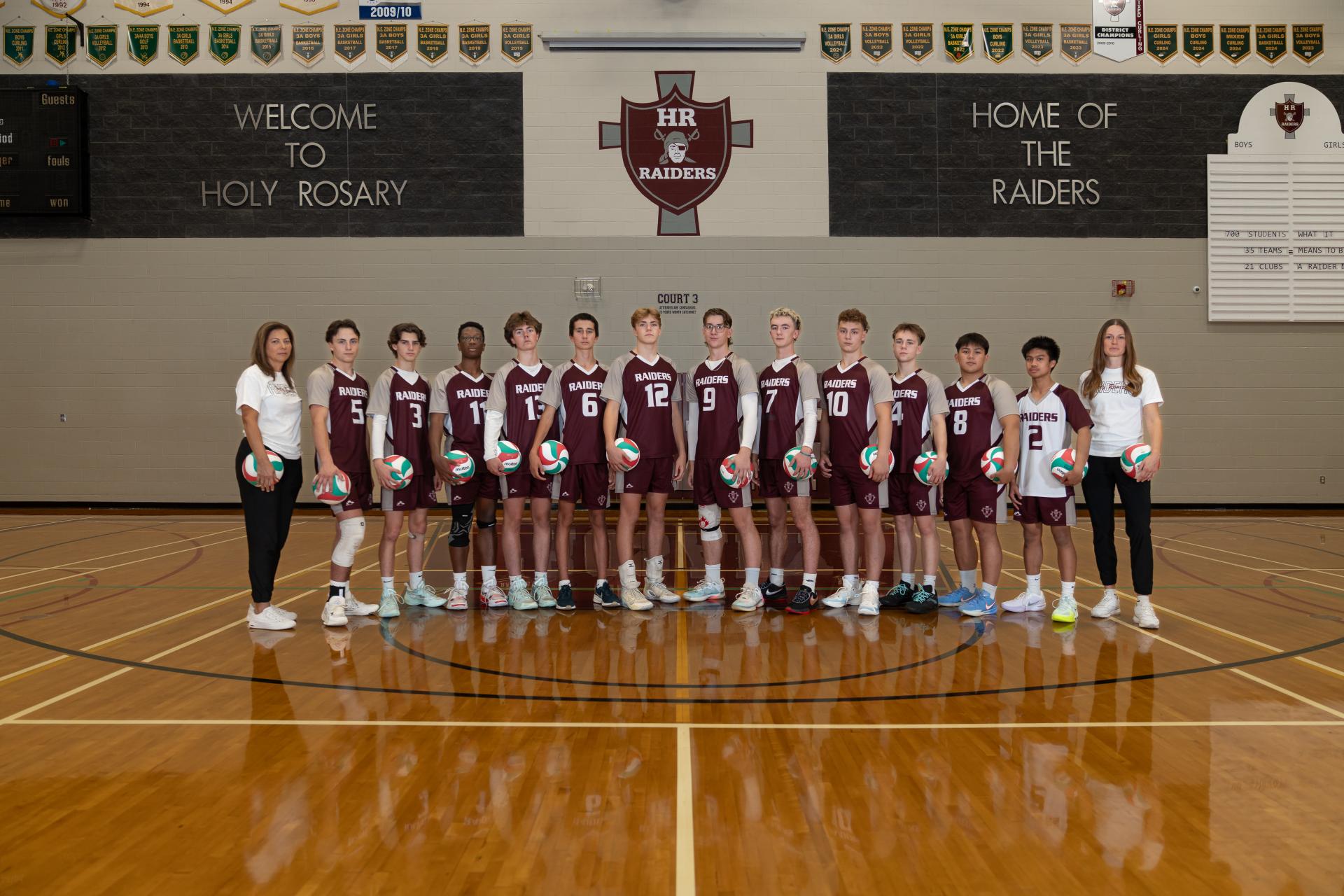 Holy Rosary Team History: Our road to the championship has been defined by growth, resilience, and trust. As a fairly young team, we’ve worked hard to build our chemistry and strengthen our system, pushing each other to improve every week. With a season record that reflects both our battles and our progress, we now look ahead to the weekend excited to see just how much higher we can climb in our chemistry and execution on the court.