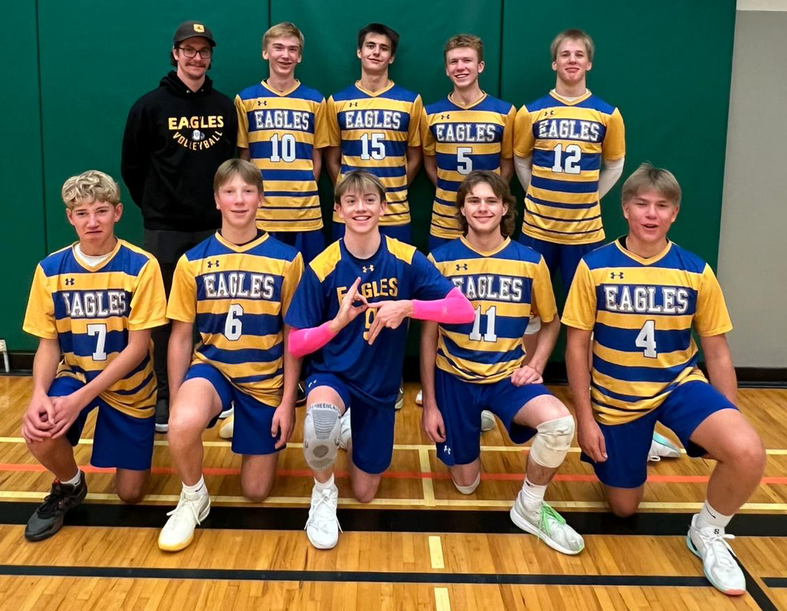 Immanuel Christian Secondary School Team History: The Eagles enjoyed a successful season and are excited to be back competing at 2A Boys Provincials. The team racked up 3rd Place finishes at the Lethbridge Polytechnic Tournament, Coaldale Prairie Winds (3A) and Central Alberta Christian (3A). A third place finish in the Deep South Volleyball League and second place showing at the South Zone tournament leads the team into this weekend.