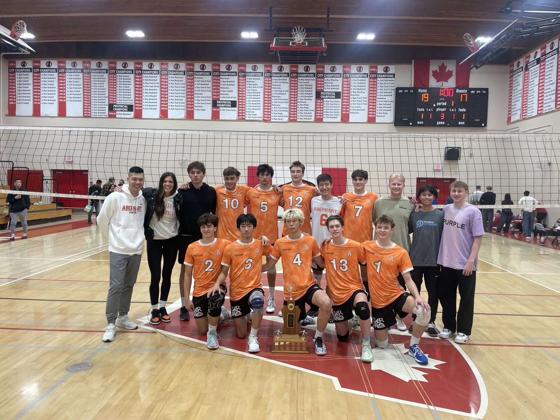 William Aberhart Team History: 2nd at Harry Ainley TVT Tournament. 1st at Redmile Rumble Tournament. 1st in CSHSAA League. CSHSAA finalists. Ranked 3rd in the province.